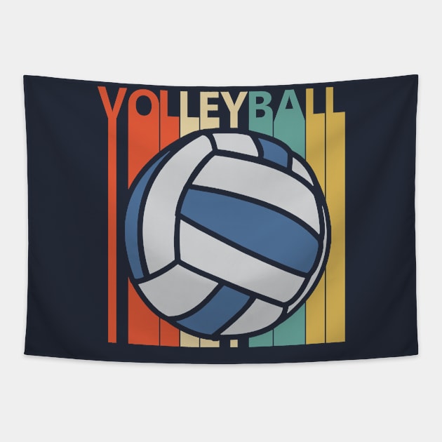 Vintage Volleyball Player Gift Tapestry by GWENT