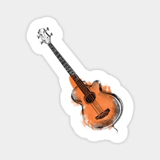 guitar art, #music art, #art lover Magnet