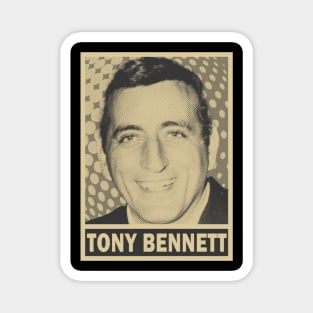 brown cream tony bennett Magnet