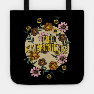 Carpenters Name Personalized Flower Retro Floral 80s 90s Name Style Tote