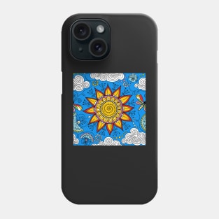 sunny pattern Phone Case