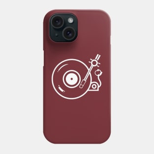 Vintage Record Player Illustration // Vinyl Lover Phone Case