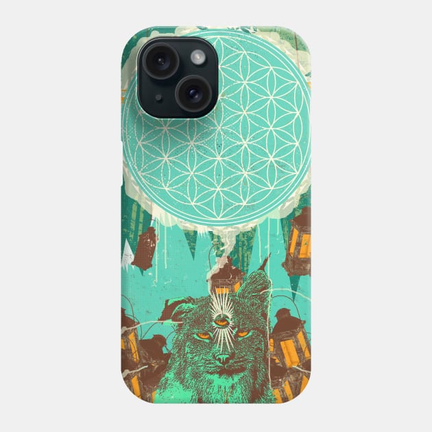 PSYCHIC CAT Phone Case by Showdeer