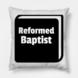 Reformed Baptist Bible simple icon Pillow