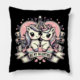 Unicorns in love Pillow