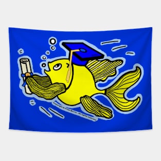 Graduation Fish Tapestry