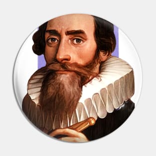 German astronomer Johannes Kepler illustration Pin