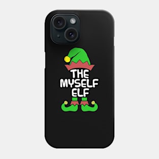 Myself Elf Matching Family Group Christmas Party Pajama Phone Case