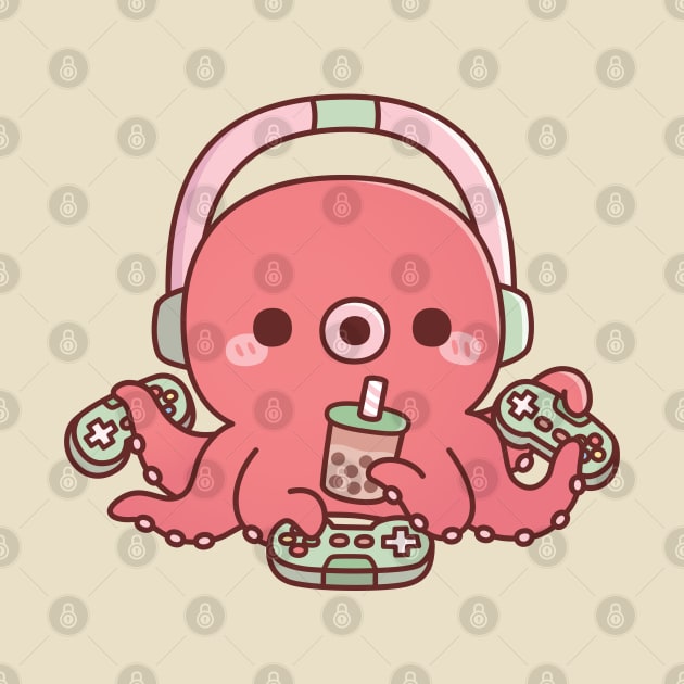 Cute Octopus Gamer Multiplayer Mode by rustydoodle