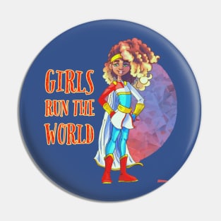 Girls Run the World Pin