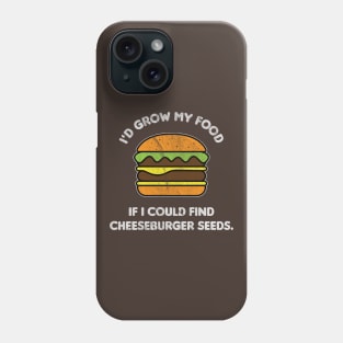 Funny Cheeseburger Lover Phone Case
