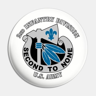 2nd Infantry Division Pin