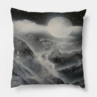 Mountain Canyon Falls Pillow