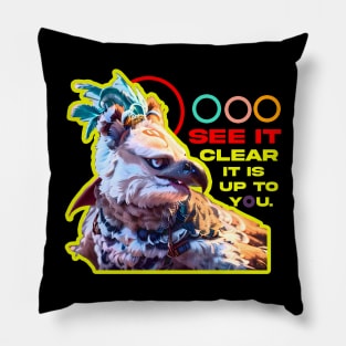 Martial Eagle Design Pillow