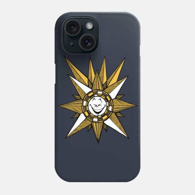 Funny Sun Phone Case by OfficeInk