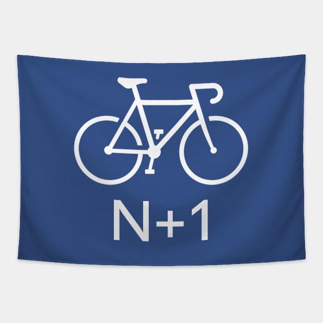 N+1 Bike Tapestry by esskay1000