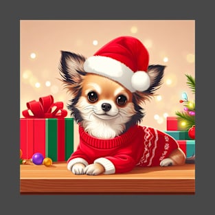 Chihuahua Xmas Eve Spirit T-Shirt