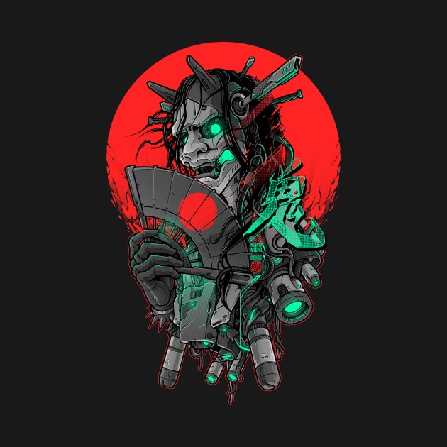 HANNYA MECHA - Dark Version by BlackoutBrother