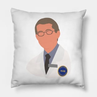 Dr. Fauci Portrait Pillow