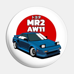 Toyota MR2 AW11 Retro Car Pin