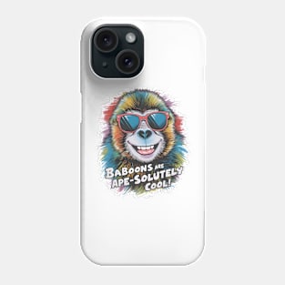 Baboon Bonanza Tee: Ape-solutely Cool Statement We Phone Case