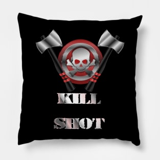 Jolly Target Kill Shot Double Throwing Axes Pillow