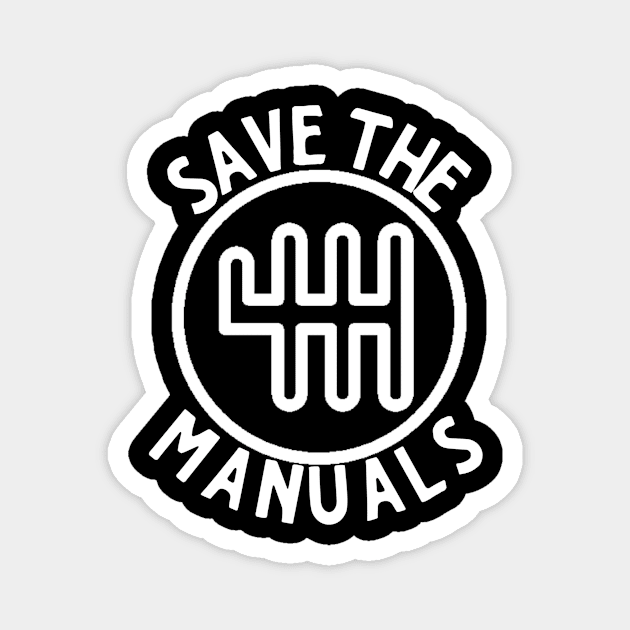 Save the manuals Magnet by Sloop