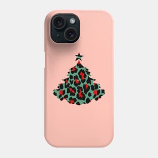 LEOPARD TREE CHRISTMAS Phone Case