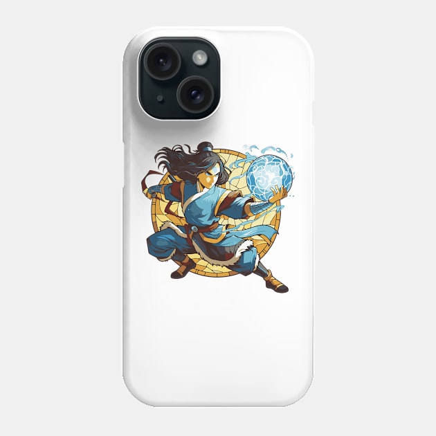 katara water tribe in battle position Phone Case by whatyouareisbeautiful