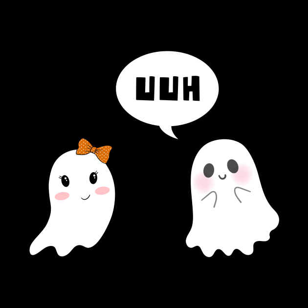 Halloween Uhh Ghost by Double E Design