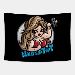 NURSETNT dumbbell Tapestry