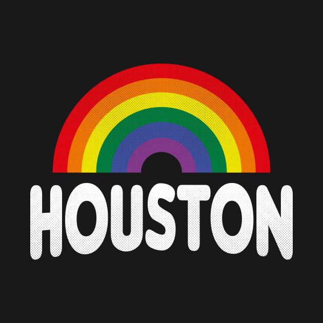 Houston, Texas - TX Pride Rainbow by thepatriotshop