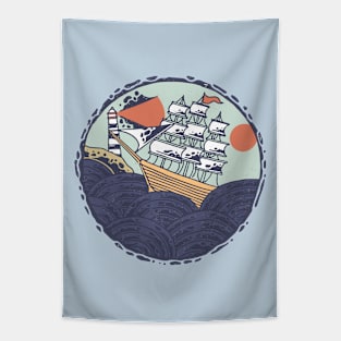 A Life On The Ocean Waves. Tapestry