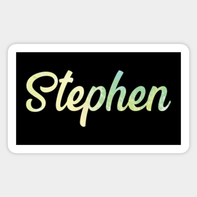 Stephen Name Art Stephen Sticker Teepublic