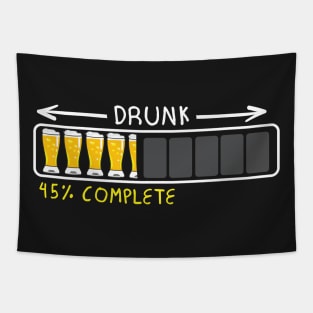 Drunk Beer Loading 45% Complete Tapestry