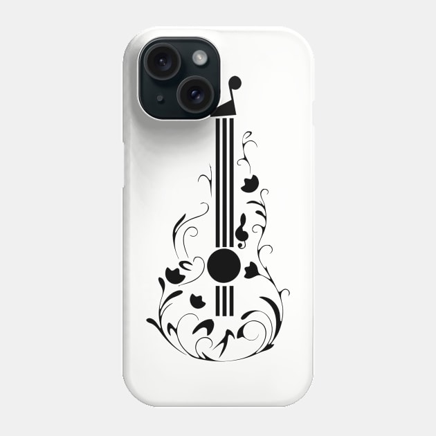 Guitar music play professional Art Phone Case by Tshirtstory