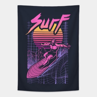 Surf the Vapor Wave Tapestry