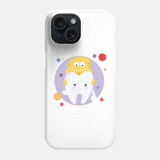 Tooth With Bacteria Cute Kawaii Design Phone Case