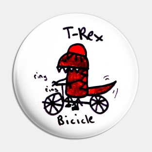 Bicicle T-Rex Pin