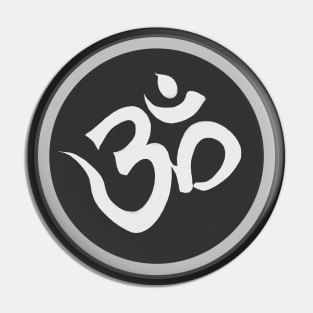 Spiritual Om Symbol Sacred Mantra Pin