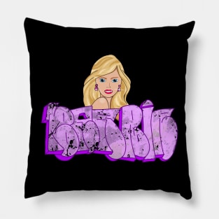 Barbie Graffiti Pillow