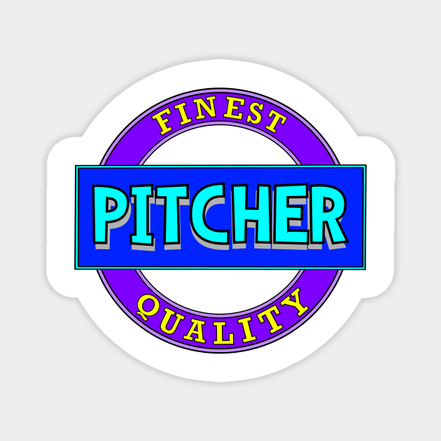 Pitcher Magnet by Retro-Matic