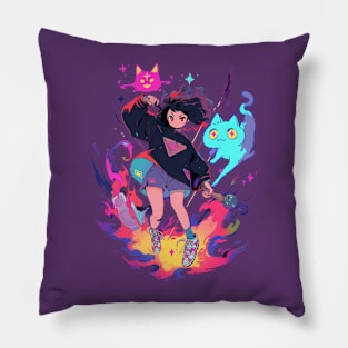 Cat adventure time Pillow