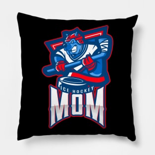 Ice Hockey Mom Pillow