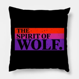 The Spirit Of Wolf Pillow