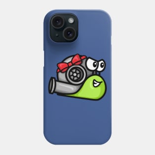 Turbo Snail - Gift Wrapped (Green) Phone Case