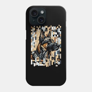 German Shepherd - Mosaic Art Phone Case