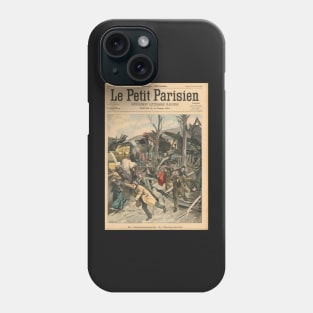 Train collision Choisy-le-Roi Paris 1900 Phone Case