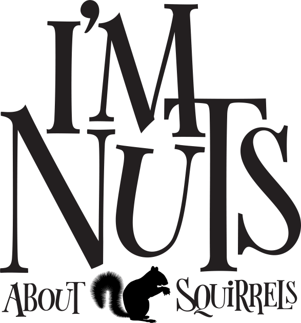 I'm Nuts - funny Squirrel lover Kids T-Shirt by eBrushDesign