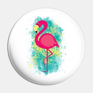 Flamingo Love Pin